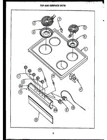 04 - Page 1 parts for Amana Range EHD397 from AppliancePartsPros.com