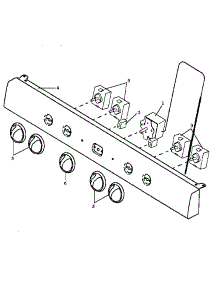 04 - Front Control Panel Assy parts for Amana Range EHN3302W / P1142454N W from AppliancePartsPros.com