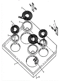 04 - Maintop Assy parts for Amana Range EHN3892WW / P1142422NWW from AppliancePartsPros.com