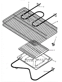 05 - Oven Components parts for Amana Range EHN3892WW / P1142422NWW from AppliancePartsPros.com