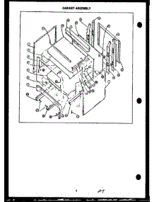 03 - Cabinet Assy parts for Amana Range EHS335 from AppliancePartsPros.com