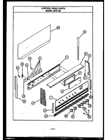 02 - Control Panel Parts parts for Amana Range EHS360 from AppliancePartsPros.com