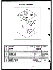 02 - Electrical Components parts for Amana Range EHT-346 from AppliancePartsPros.com