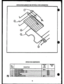 06 - Up Oven Elements & Internal Oven Acs parts for Amana Range EJA394 from AppliancePartsPros.com