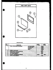 04 - Oven Door Parts parts for Amana Range EJC312 from AppliancePartsPros.com