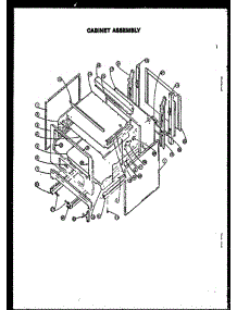 02 - Cabinet Assy parts for Amana Range EJS306 from AppliancePartsPros.com