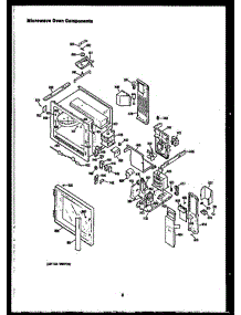 03 - Microwave Oven Components parts for Amana Oven EKD289 from AppliancePartsPros.com