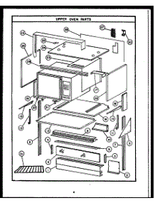 09 - Upper Oven Parts parts for Amana Oven EKD395 from AppliancePartsPros.com