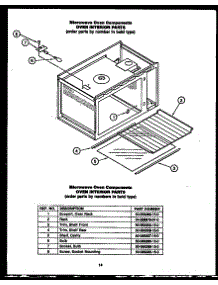 09 - Oven Interior Parts parts for Amana Oven EKS289 from AppliancePartsPros.com
