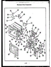 04 - Microwave Oven Components parts for Amana Oven EKS395 from AppliancePartsPros.com