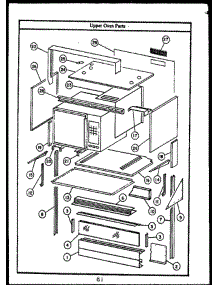 09 - Upper Oven Parts parts for Amana Oven EKS395 from AppliancePartsPros.com