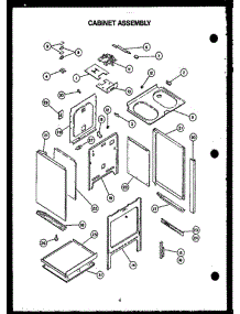 02 - Cabinet Assy parts for Amana Range EKT-396 from AppliancePartsPros.com