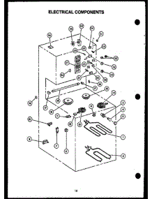 05 - Electrical Components parts for Amana Range EKT-396 from AppliancePartsPros.com