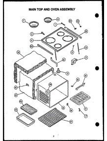 09 - Page 1 parts for Amana Range EKT-396 from AppliancePartsPros.com