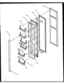 05 - Fz Door parts for Amana Refrigerator ELEC REF from AppliancePartsPros.com