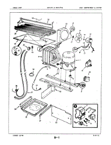 02 - Unit Compartment & System parts for Maytag Refrigerator ENT17F4 / 5D72A from AppliancePartsPros.com