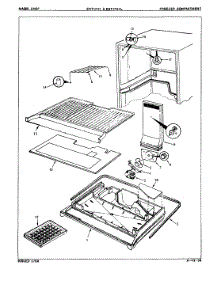 02 - Freezer Compartment parts for Maytag Refrigerator ENT17H4A / 7D67A from AppliancePartsPros.com