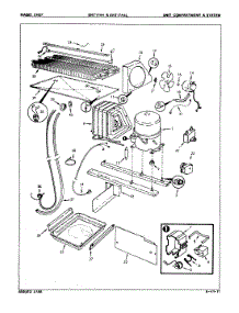 03 - Unit Compartment & System parts for Maytag Refrigerator ENT17H4H / 7A66A from AppliancePartsPros.com