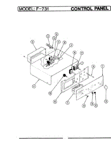 02 - Control Panel parts for Hardwick Range EPF7-31819AE from AppliancePartsPros.com