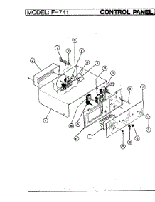 02 - Control Panel parts for Hardwick Range EPF7-41819AE from AppliancePartsPros.com