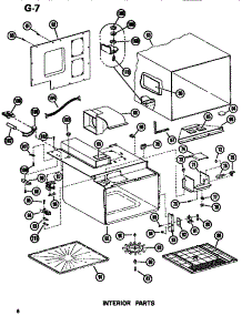 03 - Interior parts for Amana Microwave ER1 / P7107905M from AppliancePartsPros.com