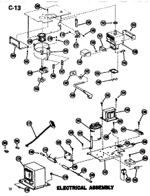 04 - Electrical Assy parts for Amana Microwave ERC10ADD / P7234302M from AppliancePartsPros.com