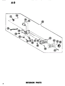 04 - Interior parts for Amana Microwave ERC7D / P7159001M from AppliancePartsPros.com