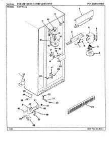 04 - Fresh Food Compartment parts for Maytag Refrigerator ERSW22A / AM35B from AppliancePartsPros.com