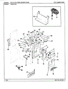 07 - Ice & Water Dispenser parts for Maytag Refrigerator ERSW22A / AM35B from AppliancePartsPros.com