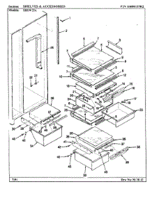 09 - Shelves & Accessories parts for Maytag Refrigerator ERSW22A / AM35A from AppliancePartsPros.com