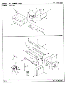 08 - Ice Maker & Bin parts for Maytag Refrigerator ERSW22A / BM35A from AppliancePartsPros.com