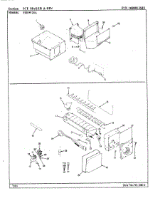 08 - Ice Maker & Bin parts for Maytag Refrigerator ERSW24A / AM85A from AppliancePartsPros.com