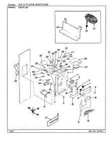 06 - Ice & Water Dispenser parts for Maytag Refrigerator ERSW24B / BM86A from AppliancePartsPros.com