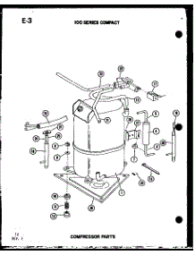 02 - 100 Series Compact Compressor Parts parts for Amana Air Conditioner ES1082HL / P6723122R from AppliancePartsPros.com