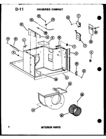 04 - 100 Series Compact Interior Parts parts for Amana Air Conditioner ES1082HL / P6723122R from AppliancePartsPros.com