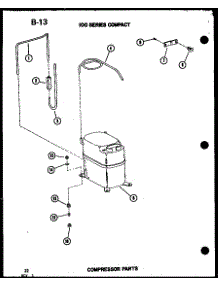 04 - Compressor Parts parts for Amana Air Conditioner ES-108-2S / P6723114R from AppliancePartsPros.com