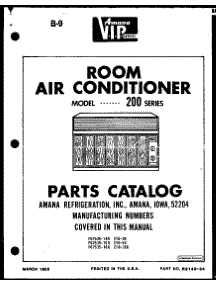 03 - Page 3 parts for Amana Air Conditioner ES1123A / P6968407R from AppliancePartsPros.com