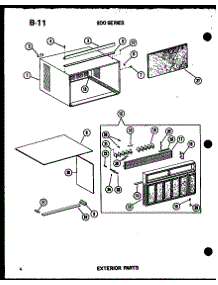 04 - Page 4 parts for Amana Air Conditioner ES1123A / P6968407R from AppliancePartsPros.com