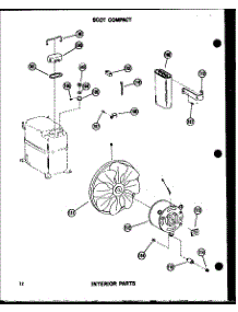 05 - Interior Parts parts for Amana Air Conditioner ES-11-2MR / P5497438R from AppliancePartsPros.com