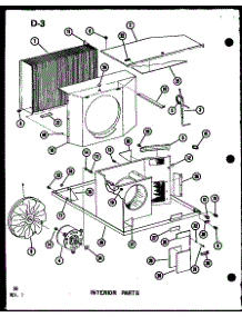 05 - Interior Parts parts for Amana Air Conditioner ES2132MK / P6753503R from AppliancePartsPros.com