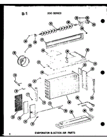 04 - Evap & Action Air Parts parts for Amana Air Conditioner ES216D3MR / P5541743R from AppliancePartsPros.com