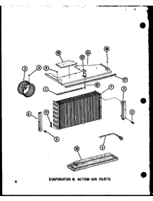 03 - Evap & Action Air Parts parts for Amana Air Conditioner ES218-3SPT / P6753502R from AppliancePartsPros.com