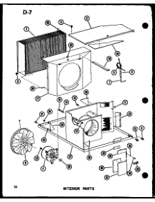 06 - Interior Parts parts for Amana Air Conditioner ES218D3ML / P6753512R from AppliancePartsPros.com
