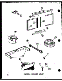 05 - Factory Installed Mount parts for Amana Air Conditioner ES218D3MT / P6753501R from AppliancePartsPros.com