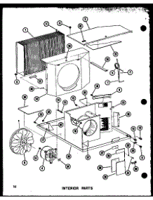 06 - Interior Parts parts for Amana Air Conditioner ES218D3MT / P6753501R from AppliancePartsPros.com