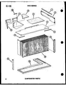04 - Evap Parts parts for Amana Air Conditioner ES614-2R / P5472097R from AppliancePartsPros.com