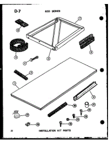 07 - Installation Kit Parts parts for Amana Air Conditioner ES619-3R / P5472098R from AppliancePartsPros.com