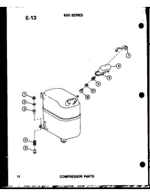 02 - Compressor Parts parts for Amana Air Conditioner ES619-3S / P6711916R from AppliancePartsPros.com