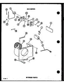 08 - Interior Parts parts for Amana Air Conditioner ES6243R / P6711933R from AppliancePartsPros.com