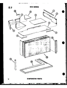 04 - Evap Parts parts for Amana Air Conditioner ES6243S / P6711917R from AppliancePartsPros.com